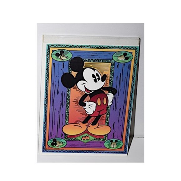 Mead / Disney “Electric Mouse” Vintage 90s Mickey Mouse Letter Pad / Notepad - Picture 1 of 2